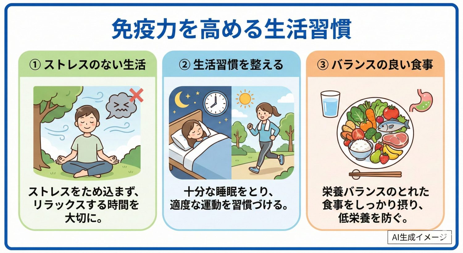 免疫力を高める生活習慣