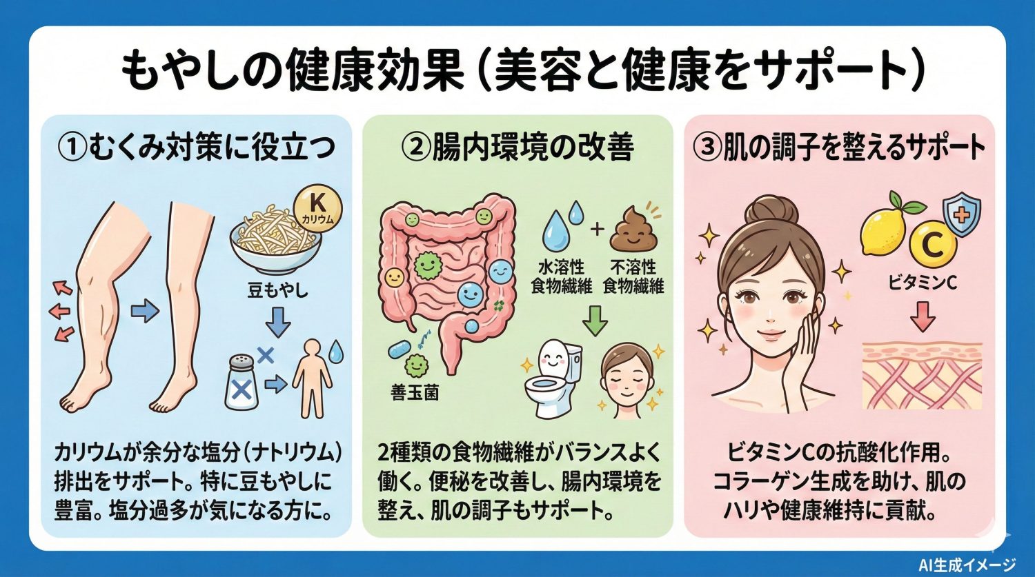 もやしの健康効果