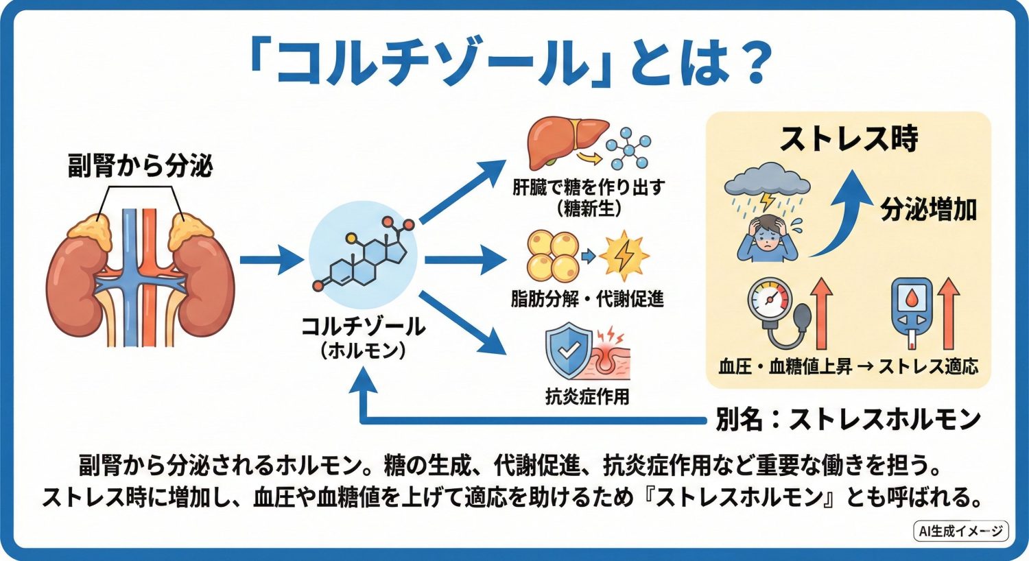 「コルチゾール」とは？