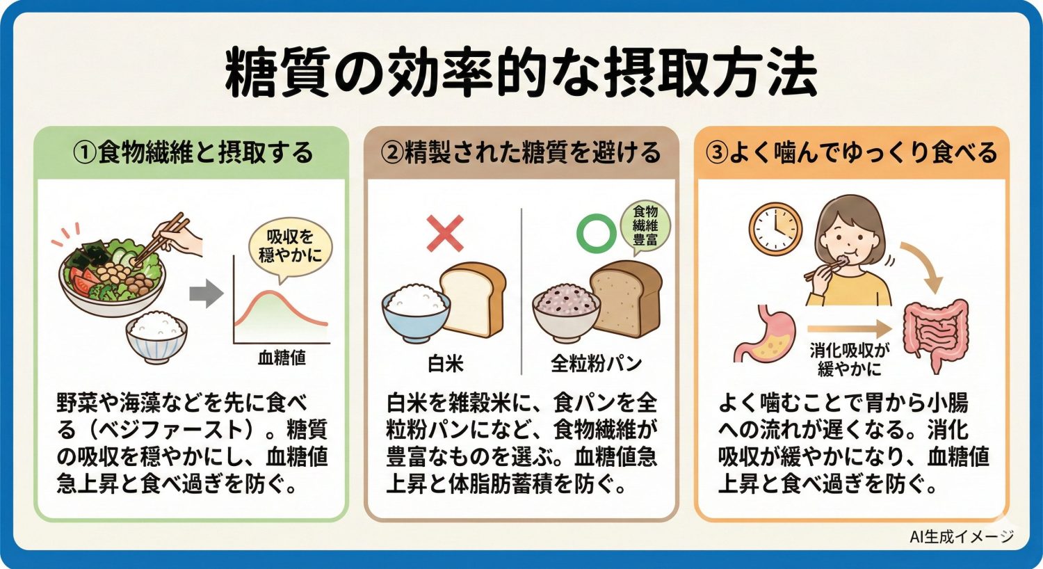 糖質の効率的な摂取方法