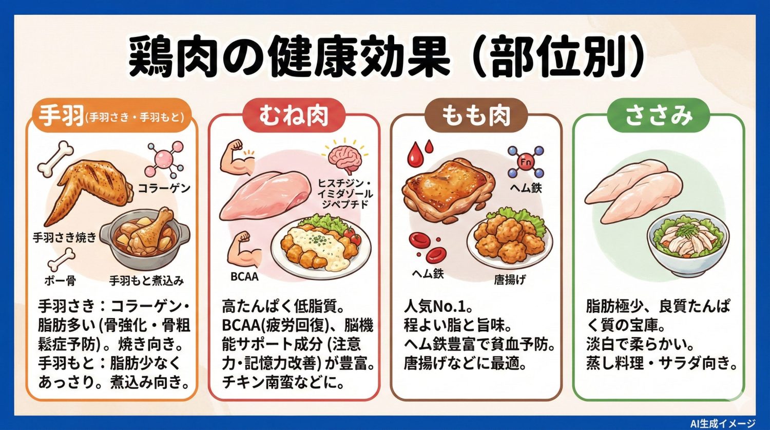 鶏肉の健康効果