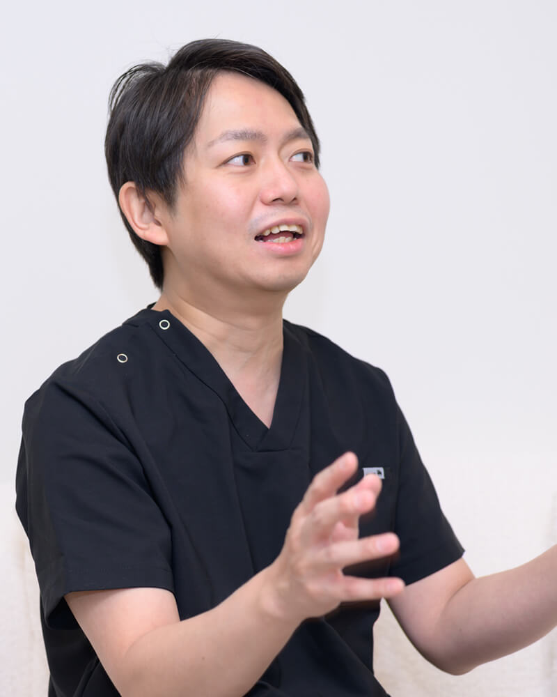 長い目で見た口腔環境の改善をクリニックと二人三脚で