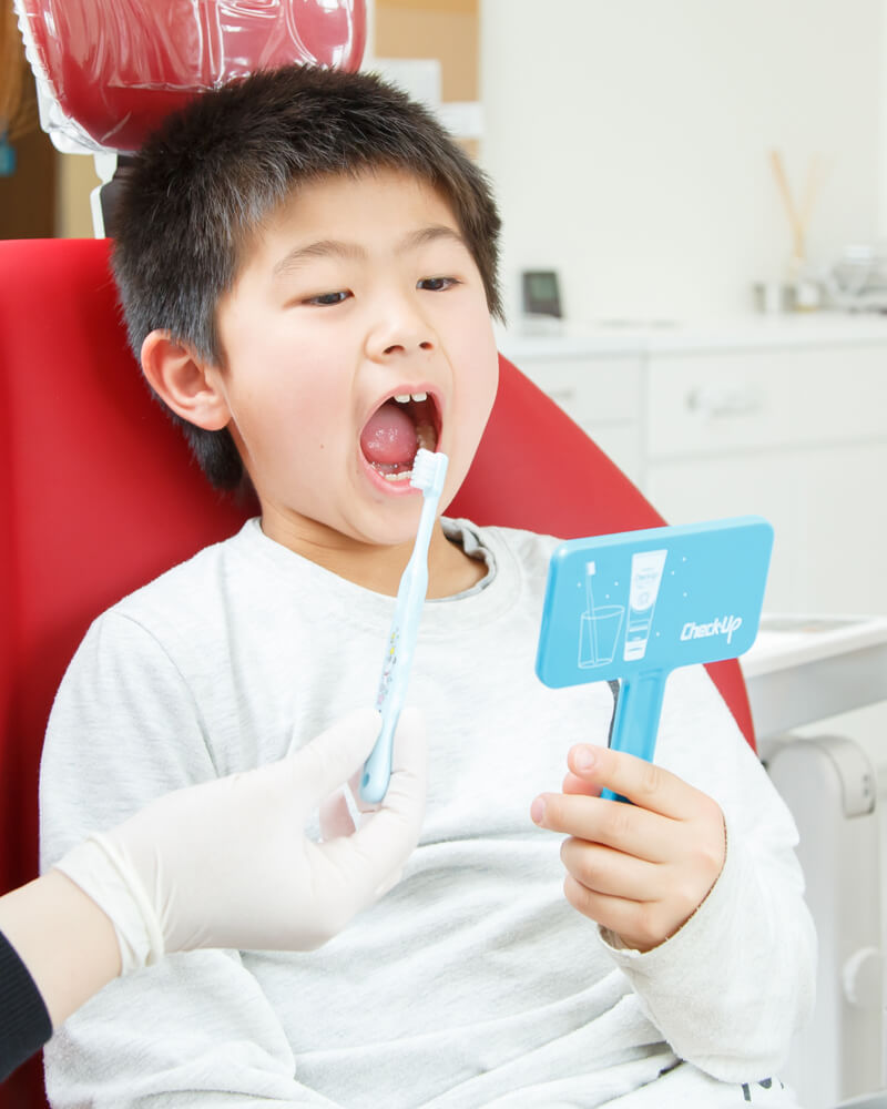 むし歯になった場合も、早期発見・治療から再発予防へとつなげる