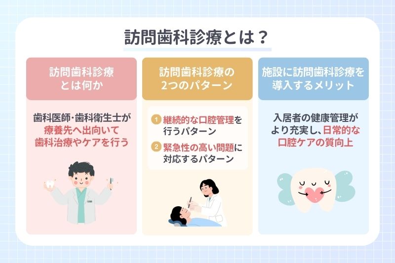 訪問歯科診療とは？