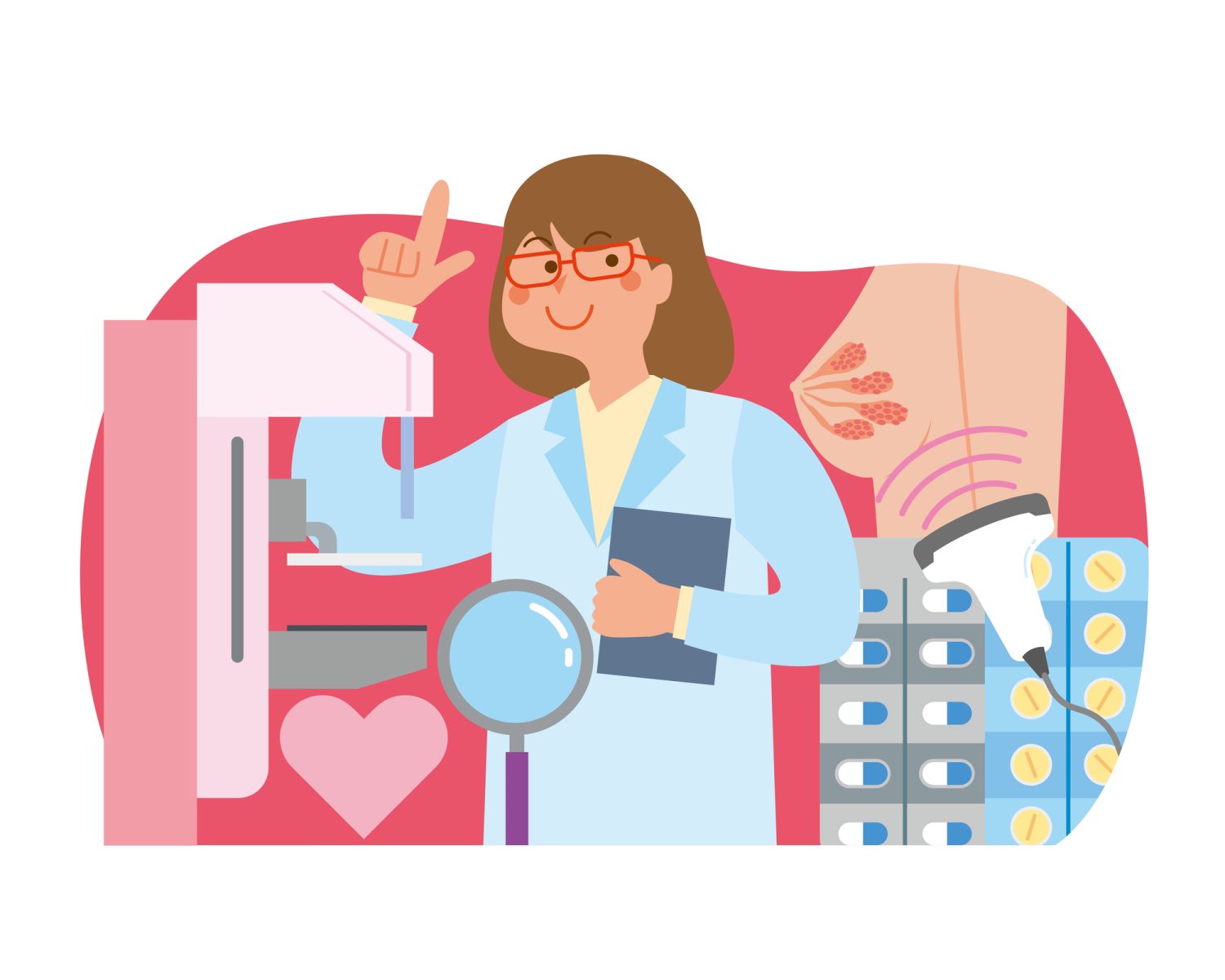 マンモグラフィとエコー、各検査の利点と特徴は？