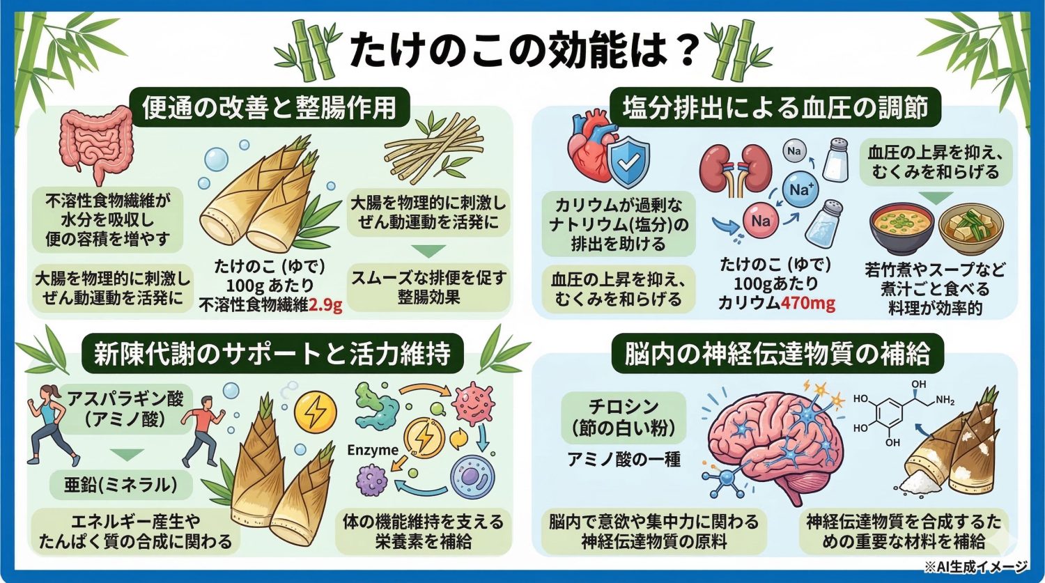 たけのこの効能