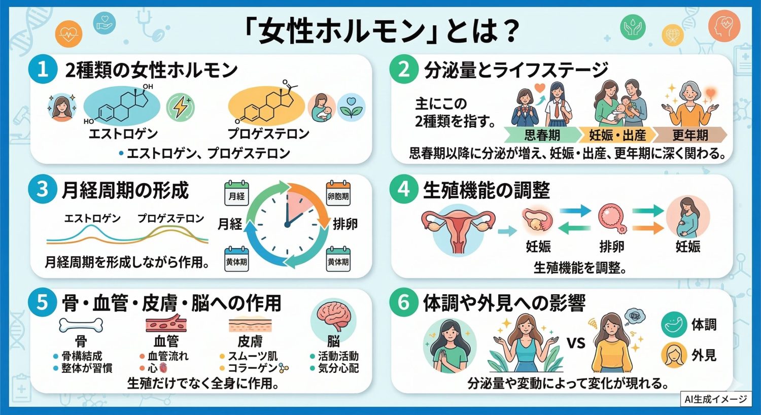 「女性ホルモン」とは？