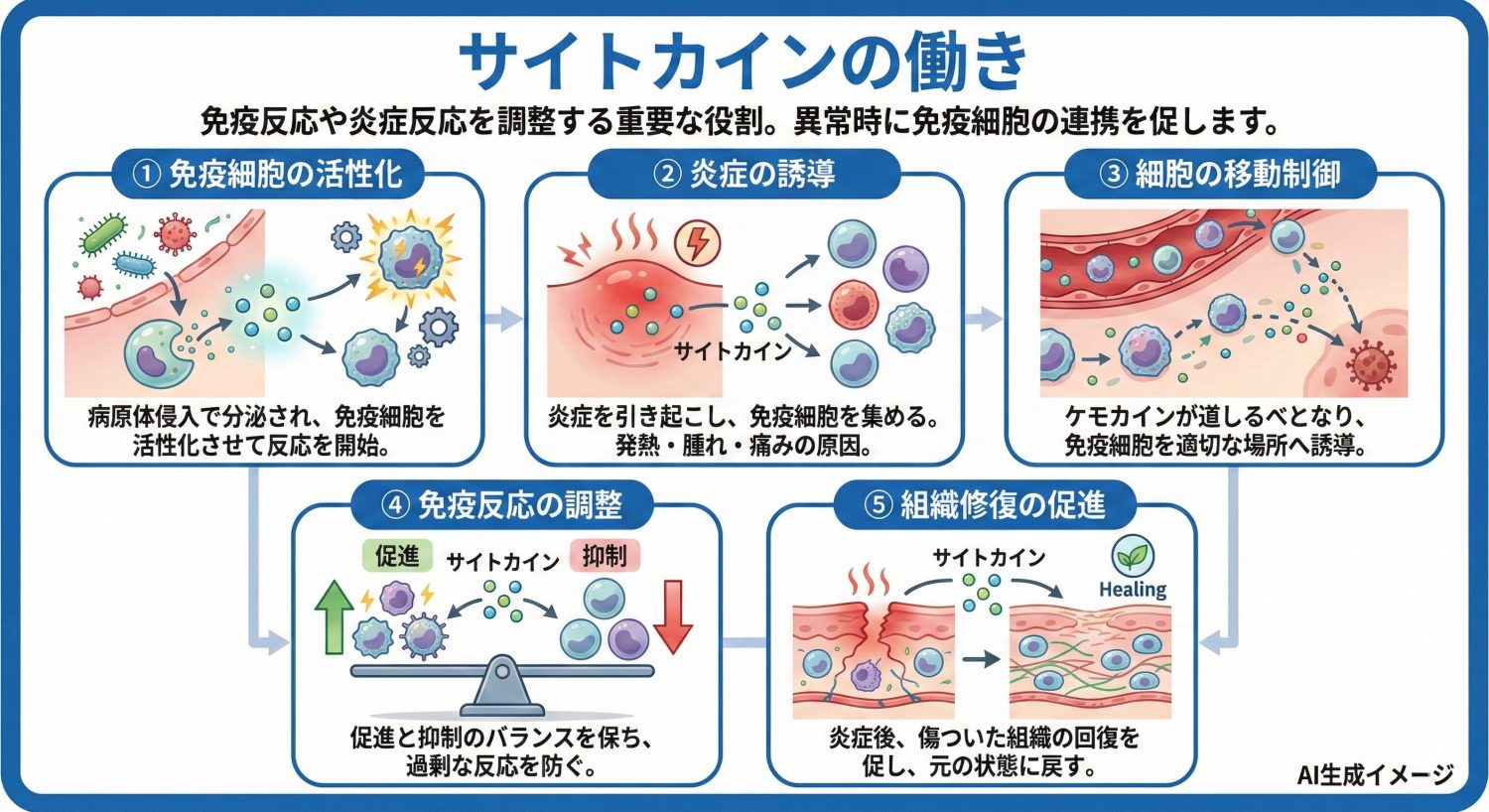 サイトカインの働き