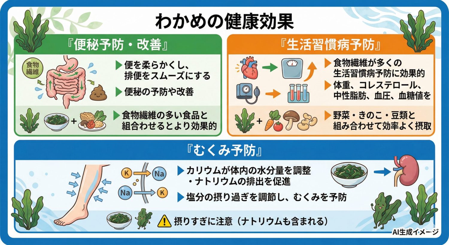 わかめの健康効果