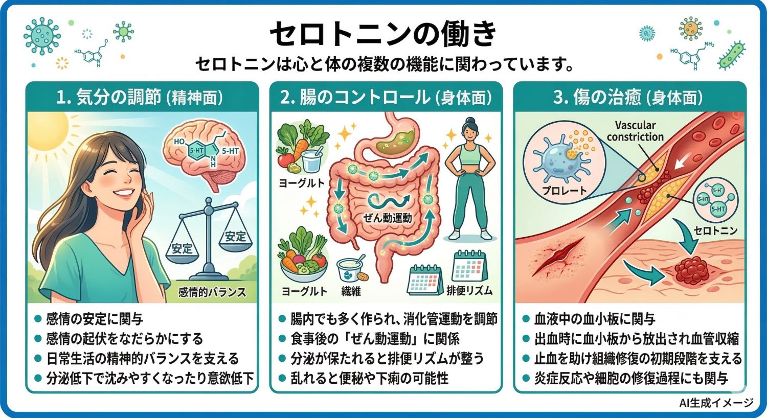セロトニンの働き