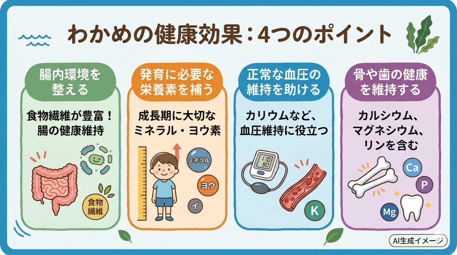 わかめの健康効果