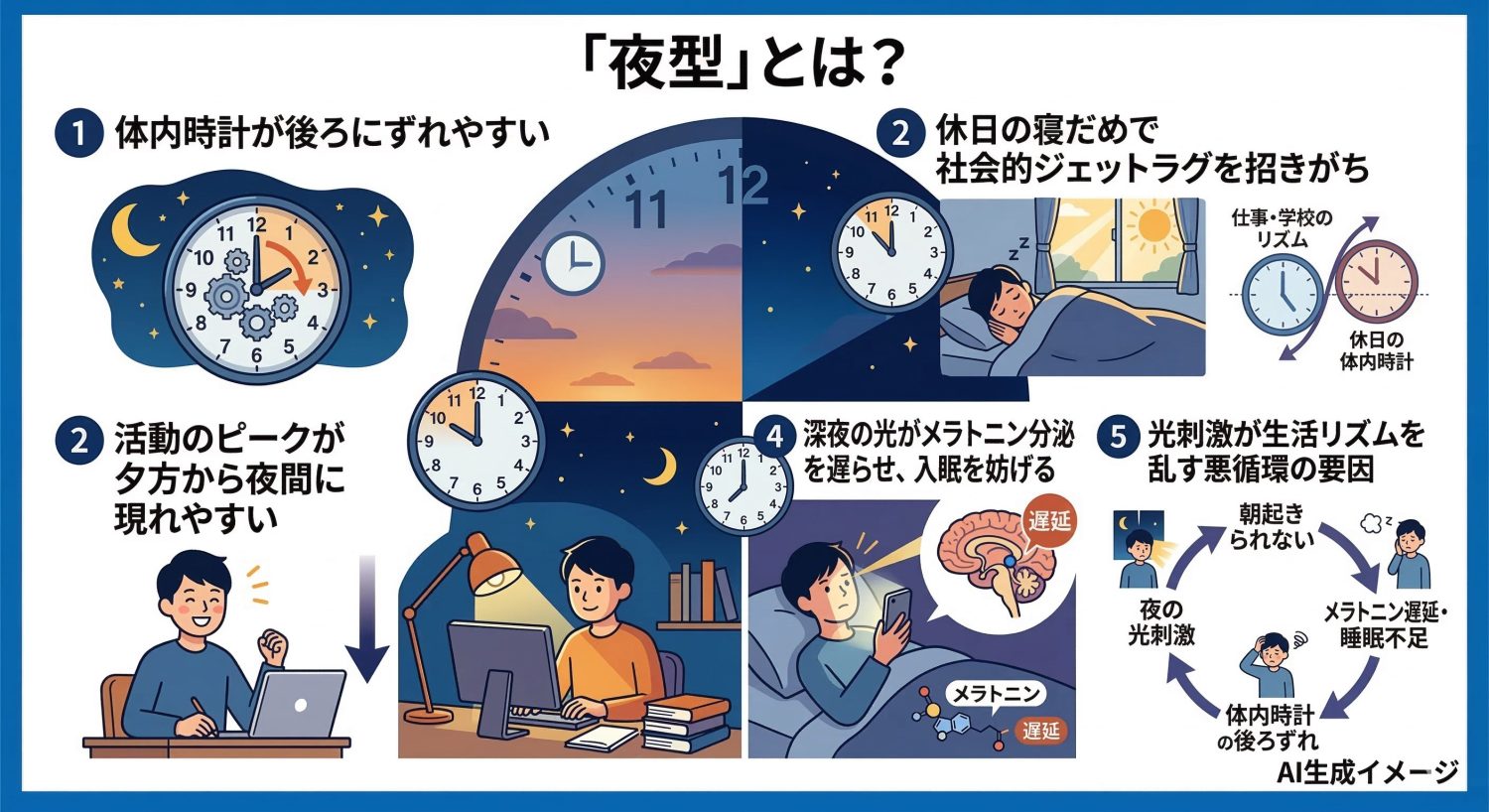 「夜型」とは？