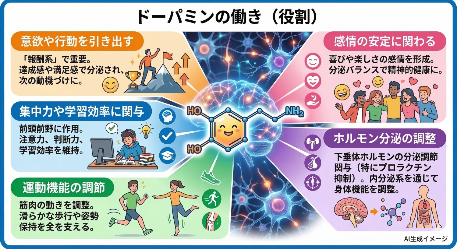 ドーパミンの働き（役割）