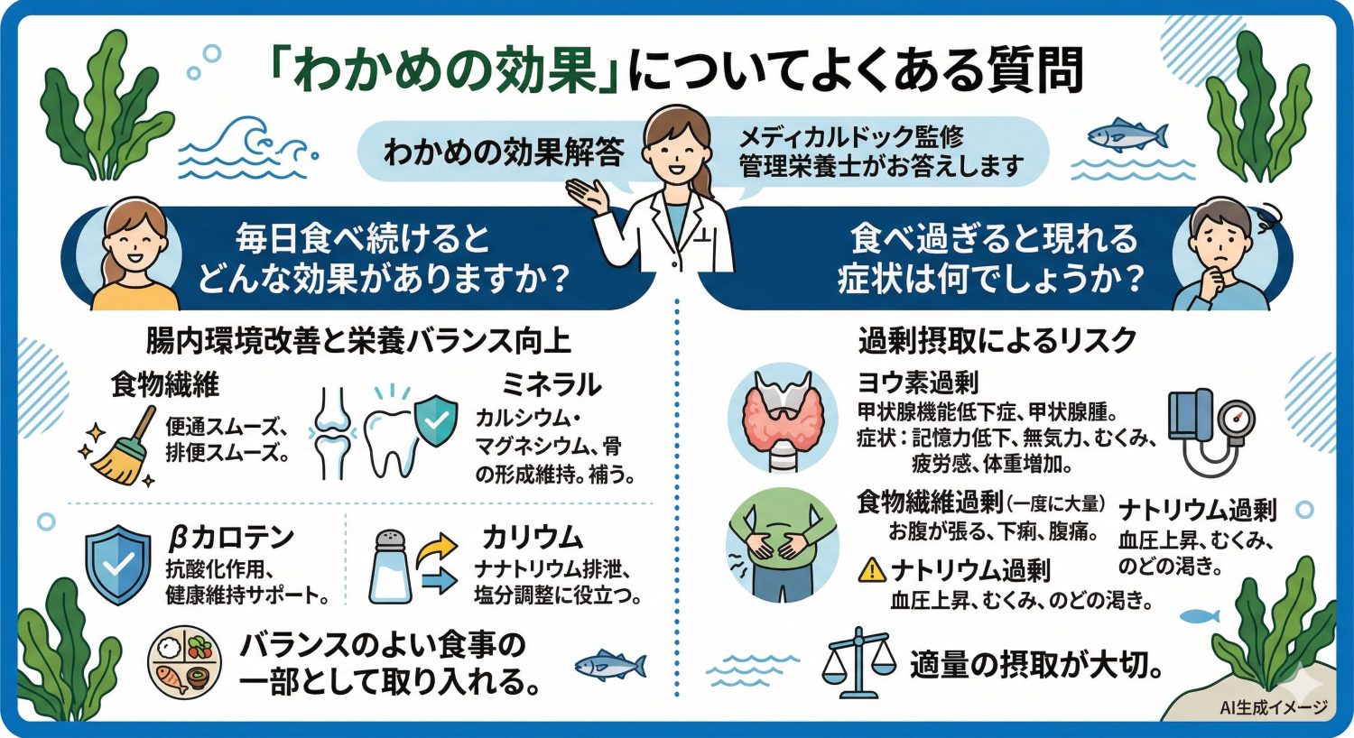 「わかめの効果」についてよくある質問