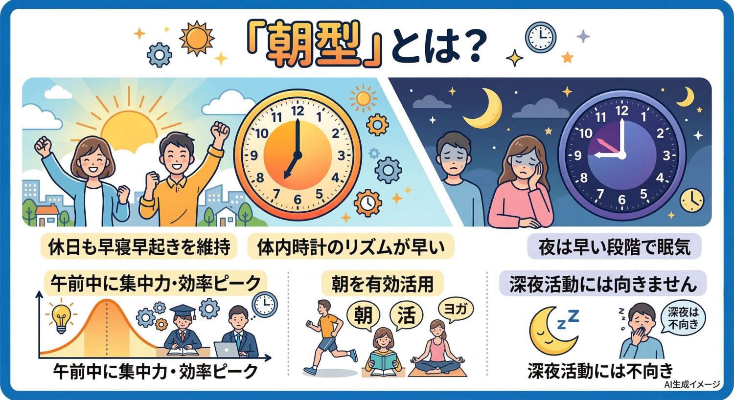 「朝型」とは？