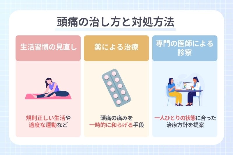 頭痛の治し方と対処方法