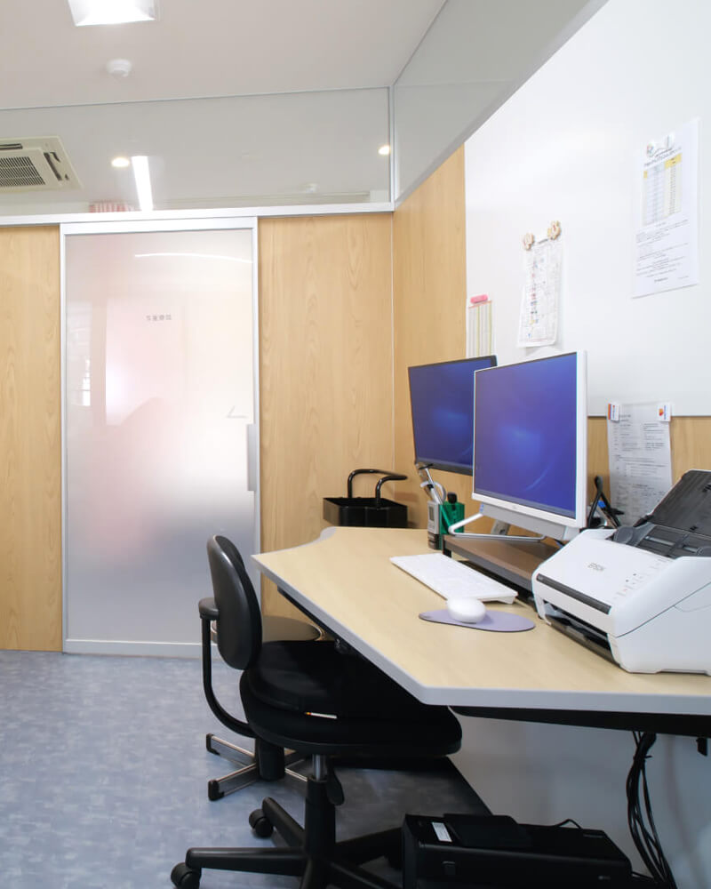 希望を聞き取り、少しでも苦痛・負担の少ない検査を実施