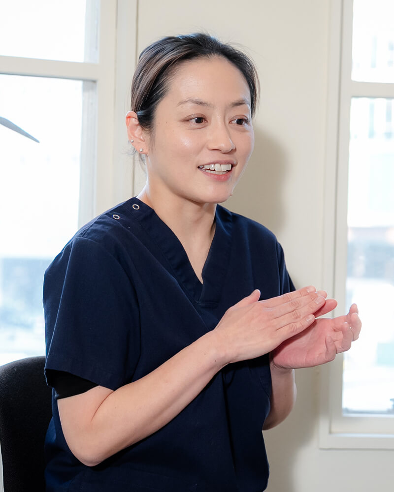 結果へのコミットと、女性らしい柔軟性を併せ持つ根管治療