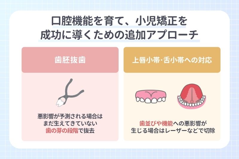 口腔機能を育て、小児矯正を成功に導くためのアプローチ