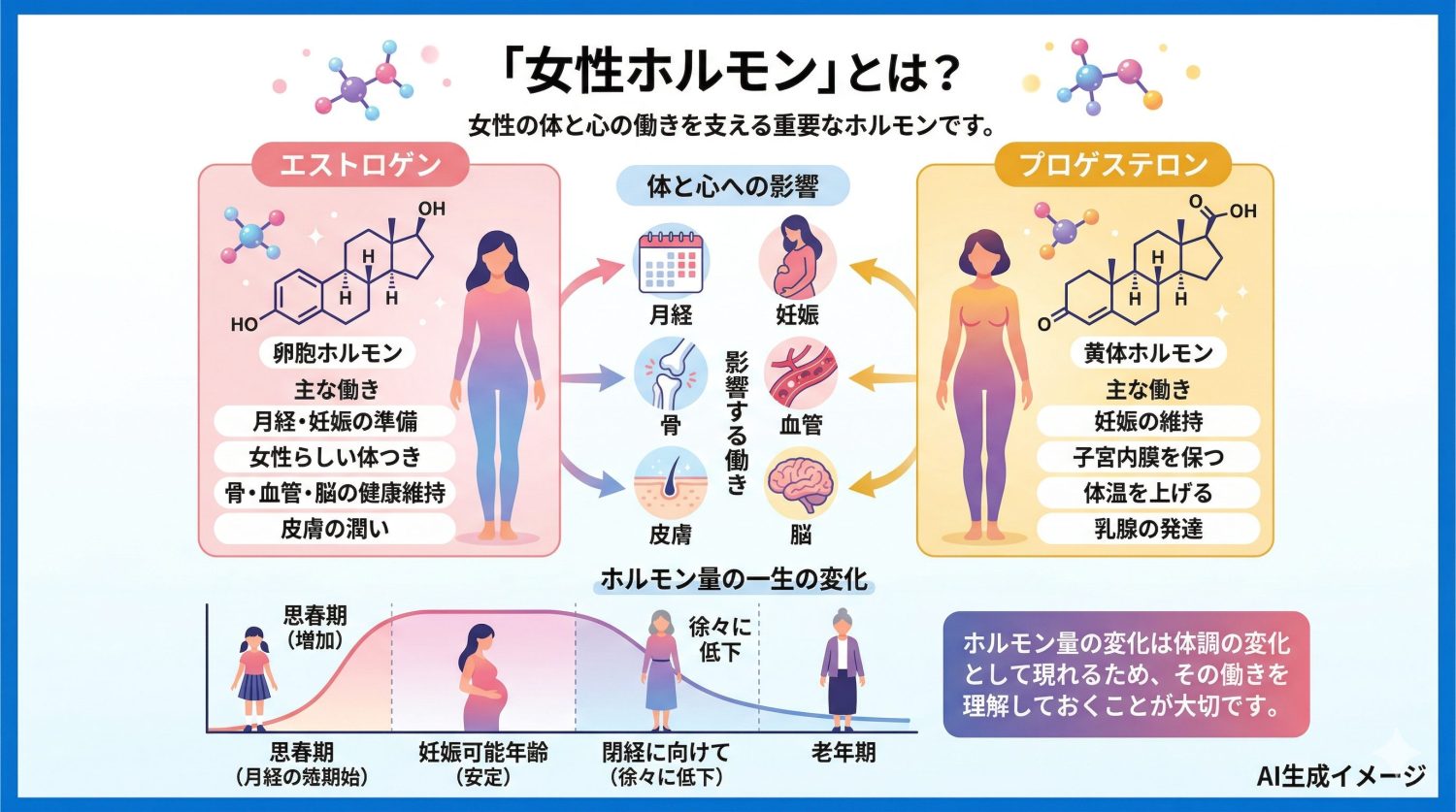 「女性ホルモン」とは？