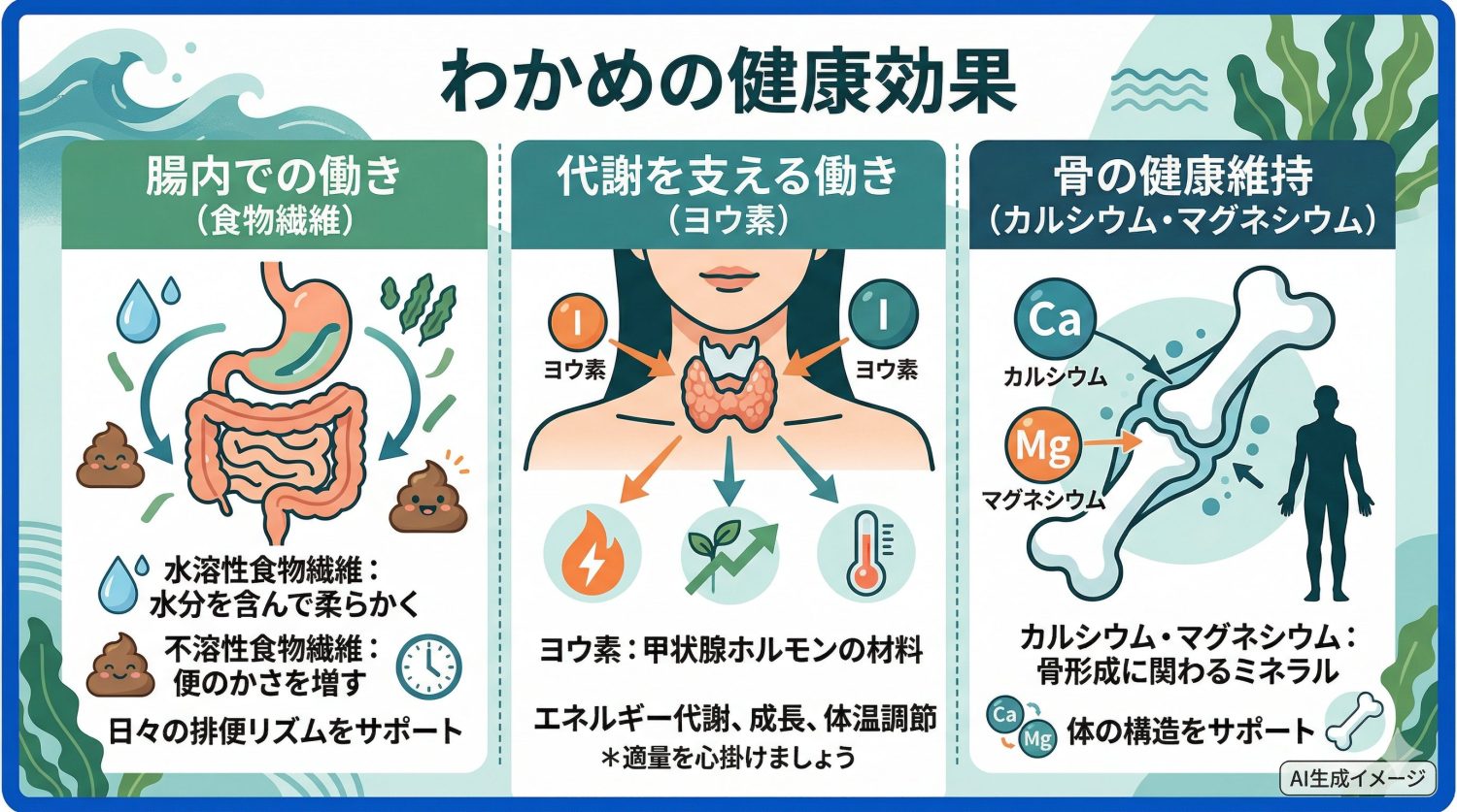 わかめの健康効果
