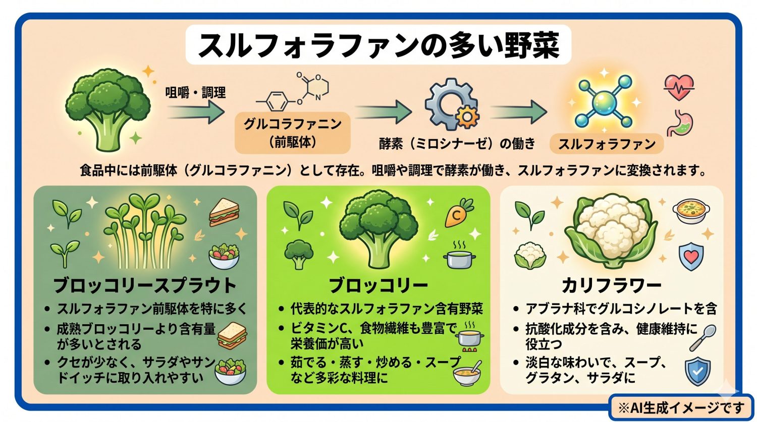 スルフォラファンの多い野菜