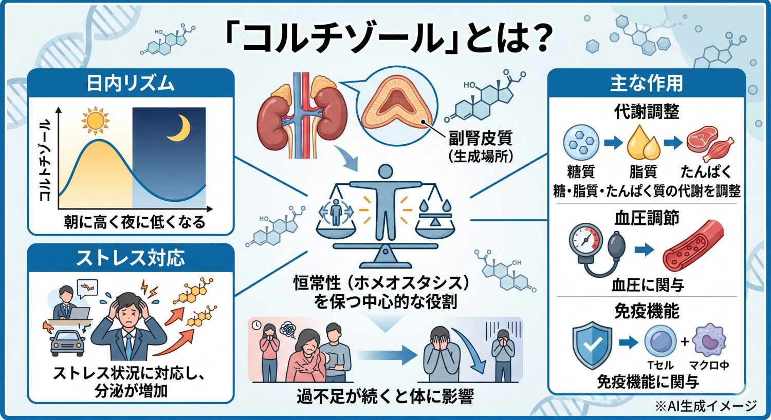 「コルチゾール」とは？