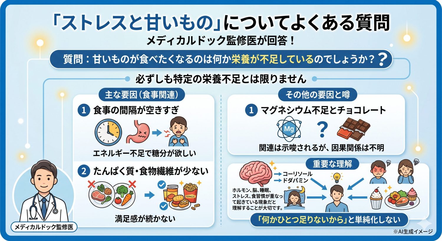 「ストレスと甘いもの」についてよくある質問