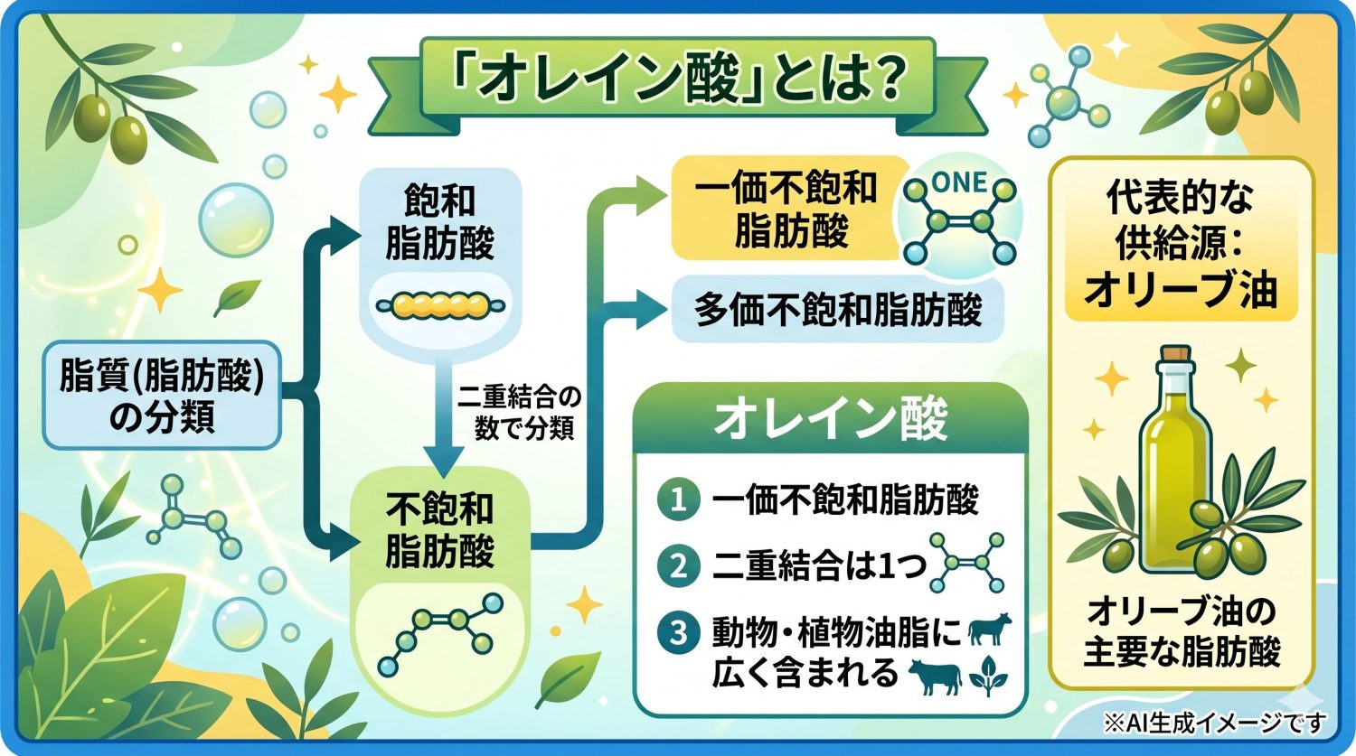 「オレイン酸」とは？