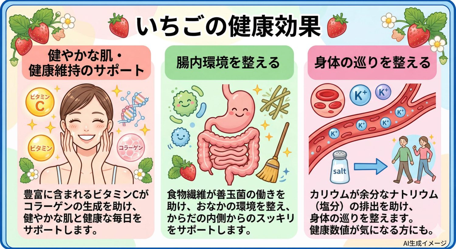 いちごの健康効果