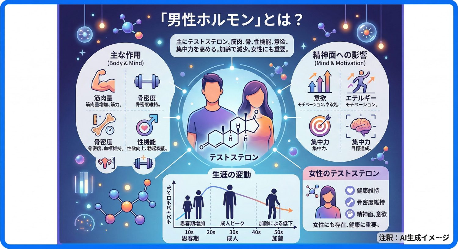 「男性ホルモン」とは？