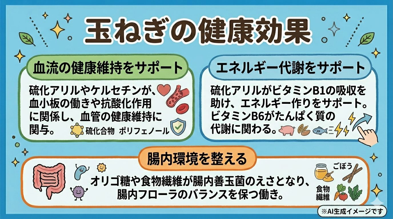 玉ねぎの健康効果