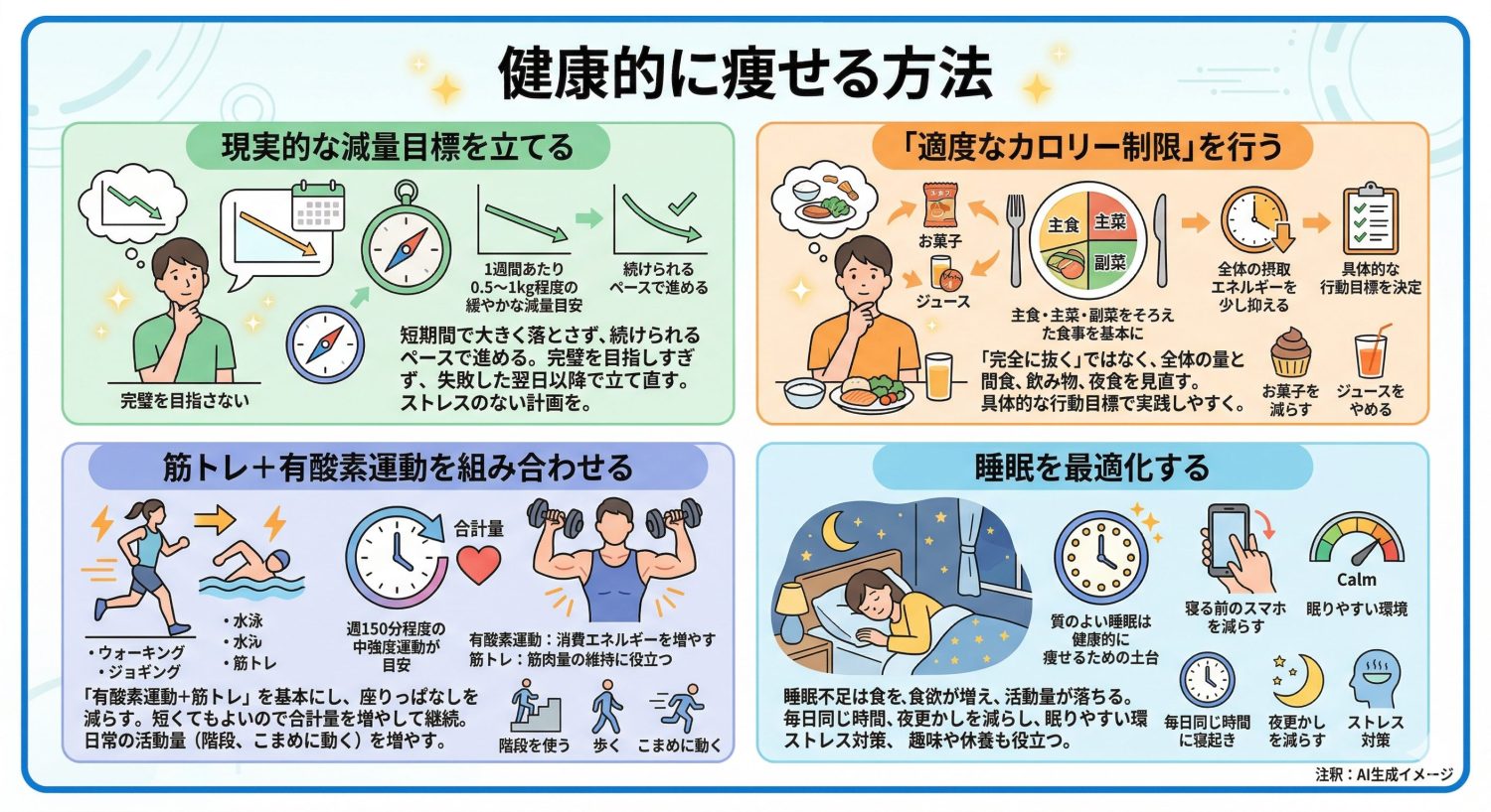 健康的に痩せる方法