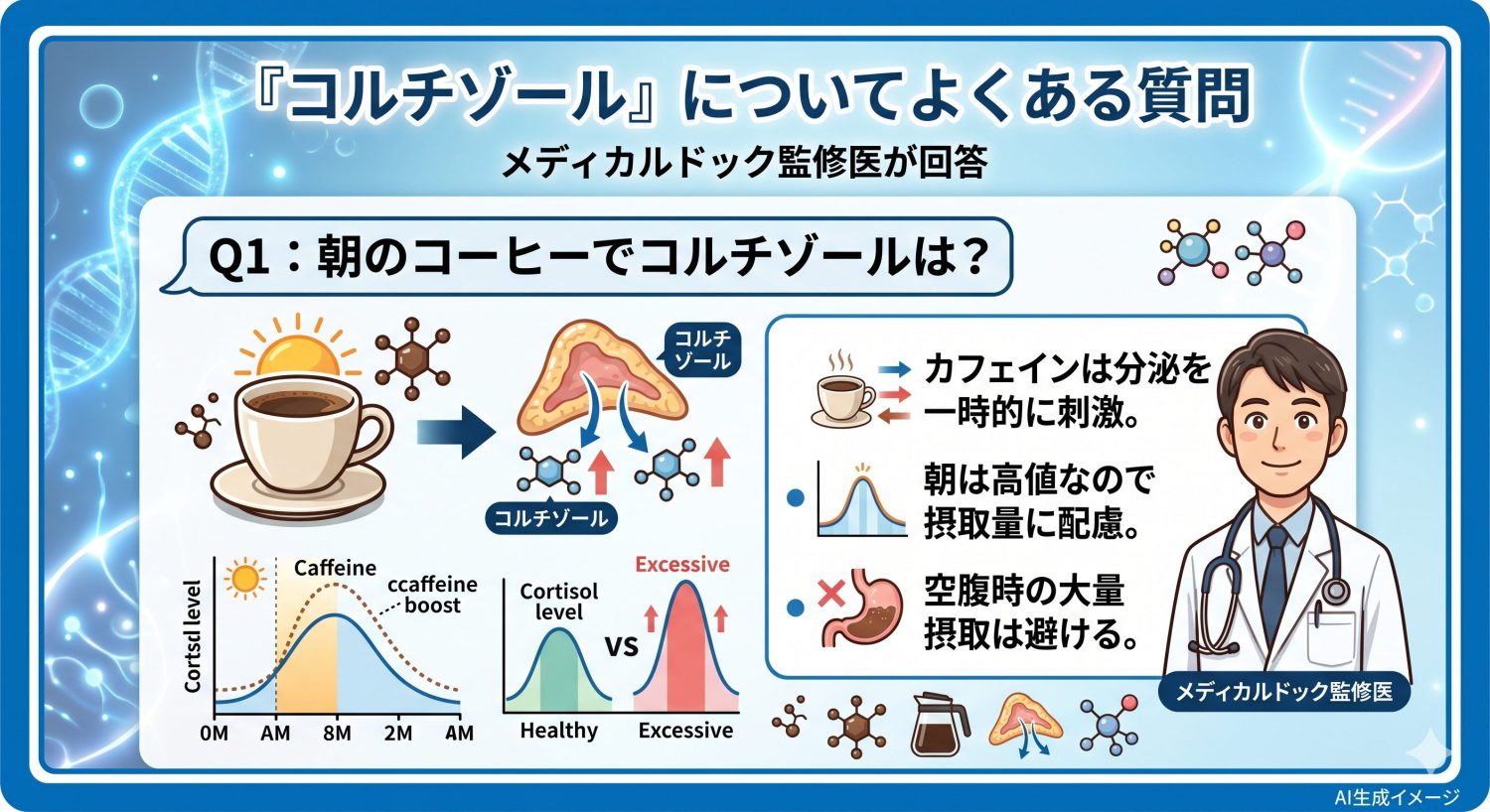 「コルチゾール」についてよくある質問