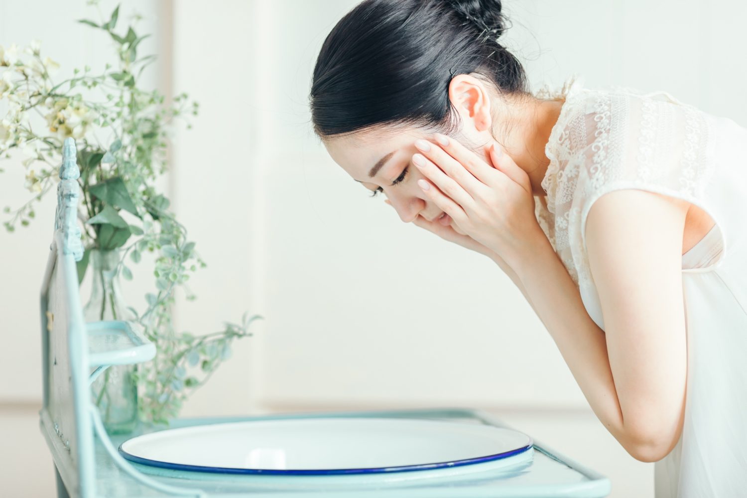花粉症で肌が荒れているときの対処法