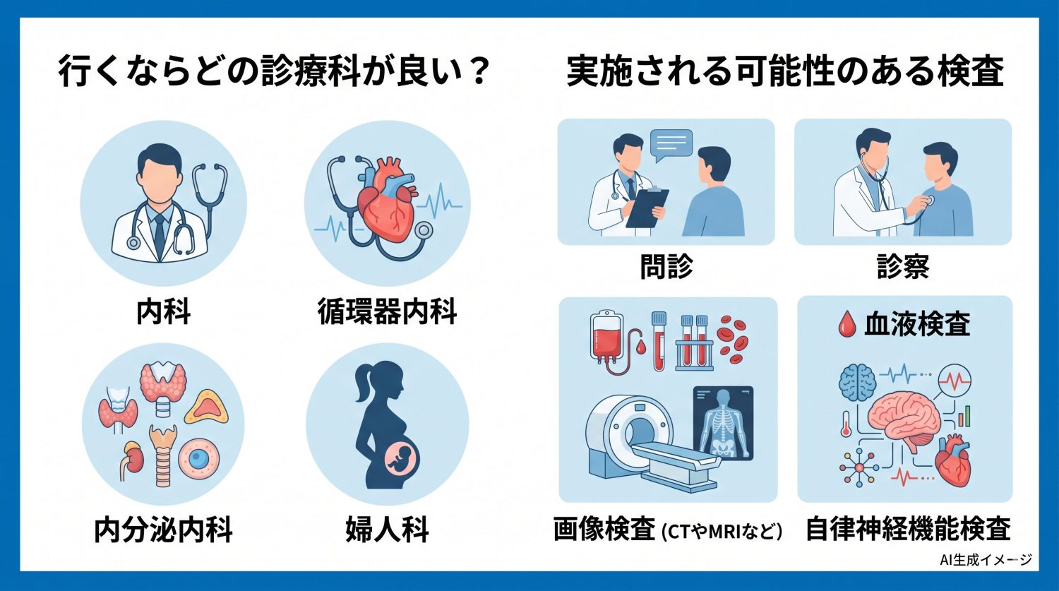 行くならどの診療科が良い？