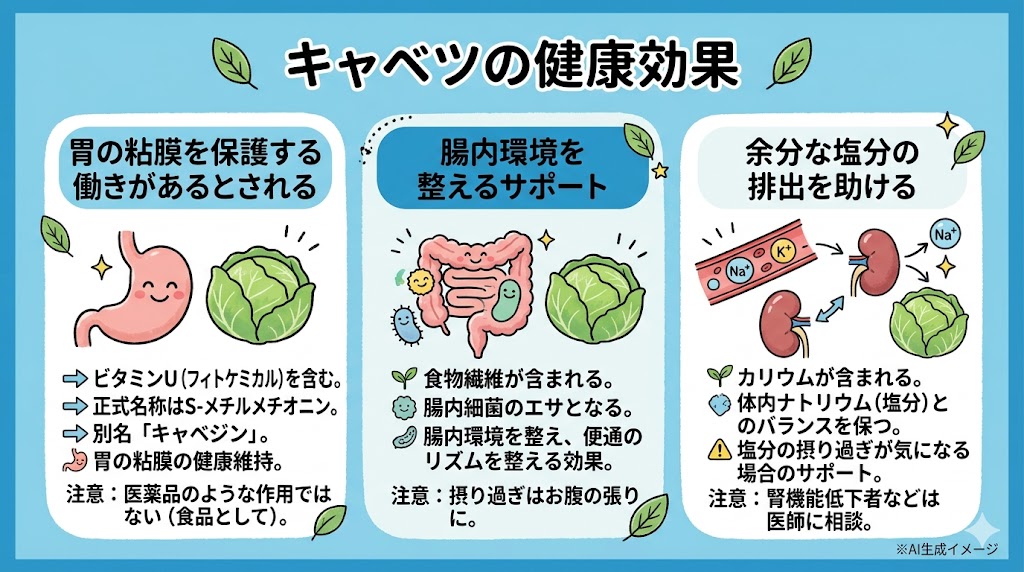 キャベツの健康効果