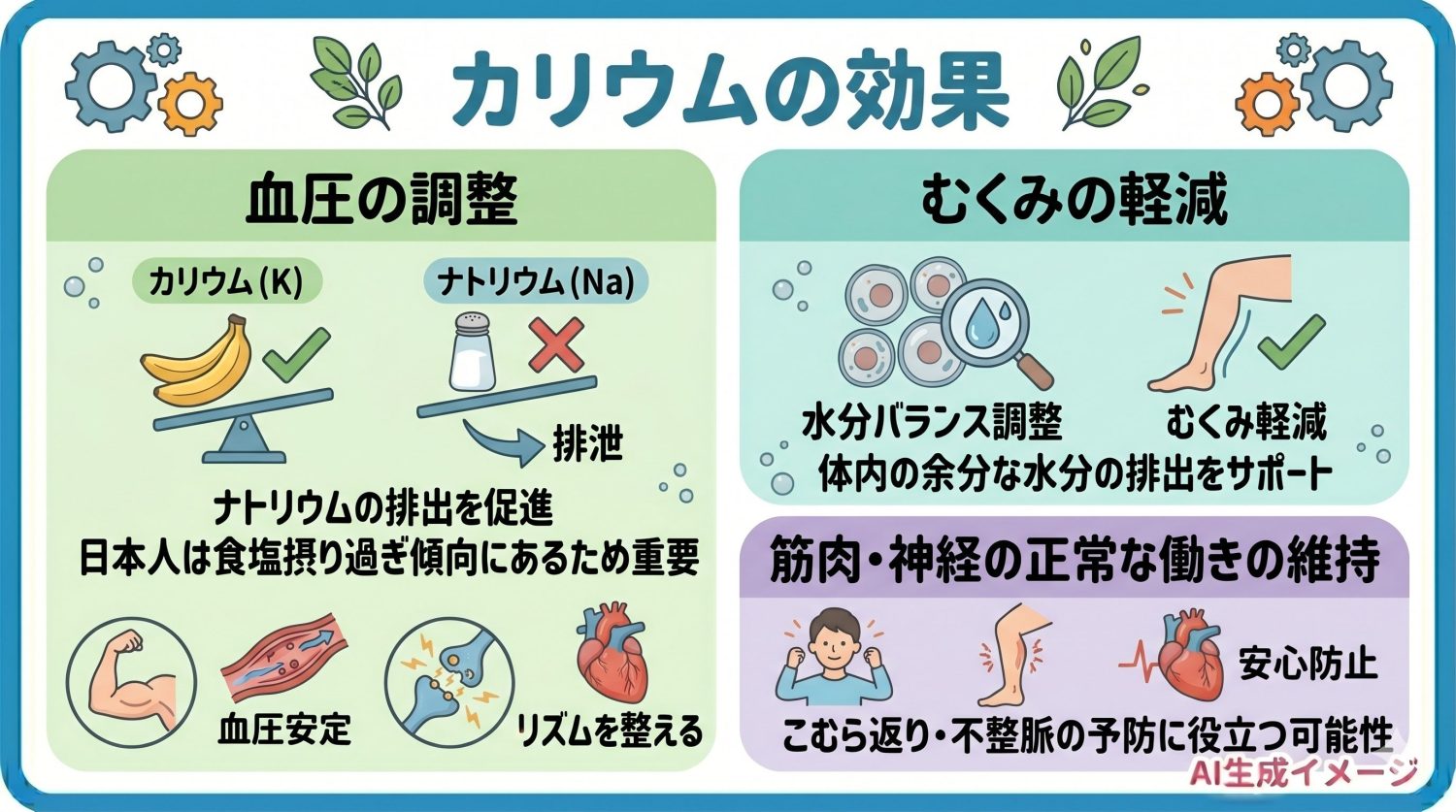 カリウムの効果