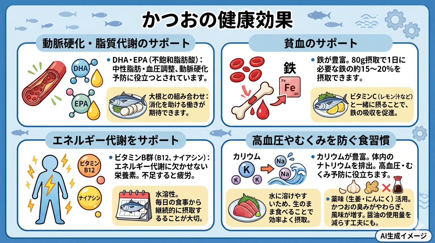 かつおの健康効果