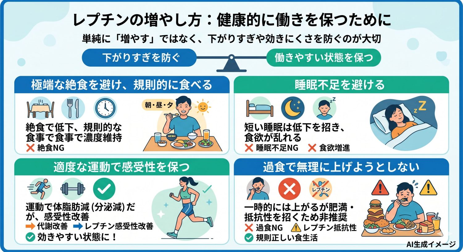 レプチンの増やし方