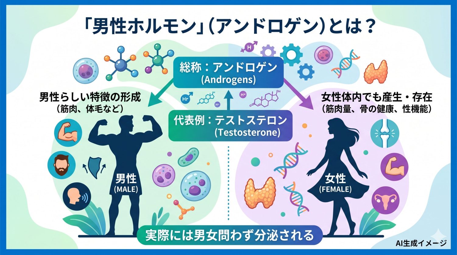 「男性ホルモン」とは？