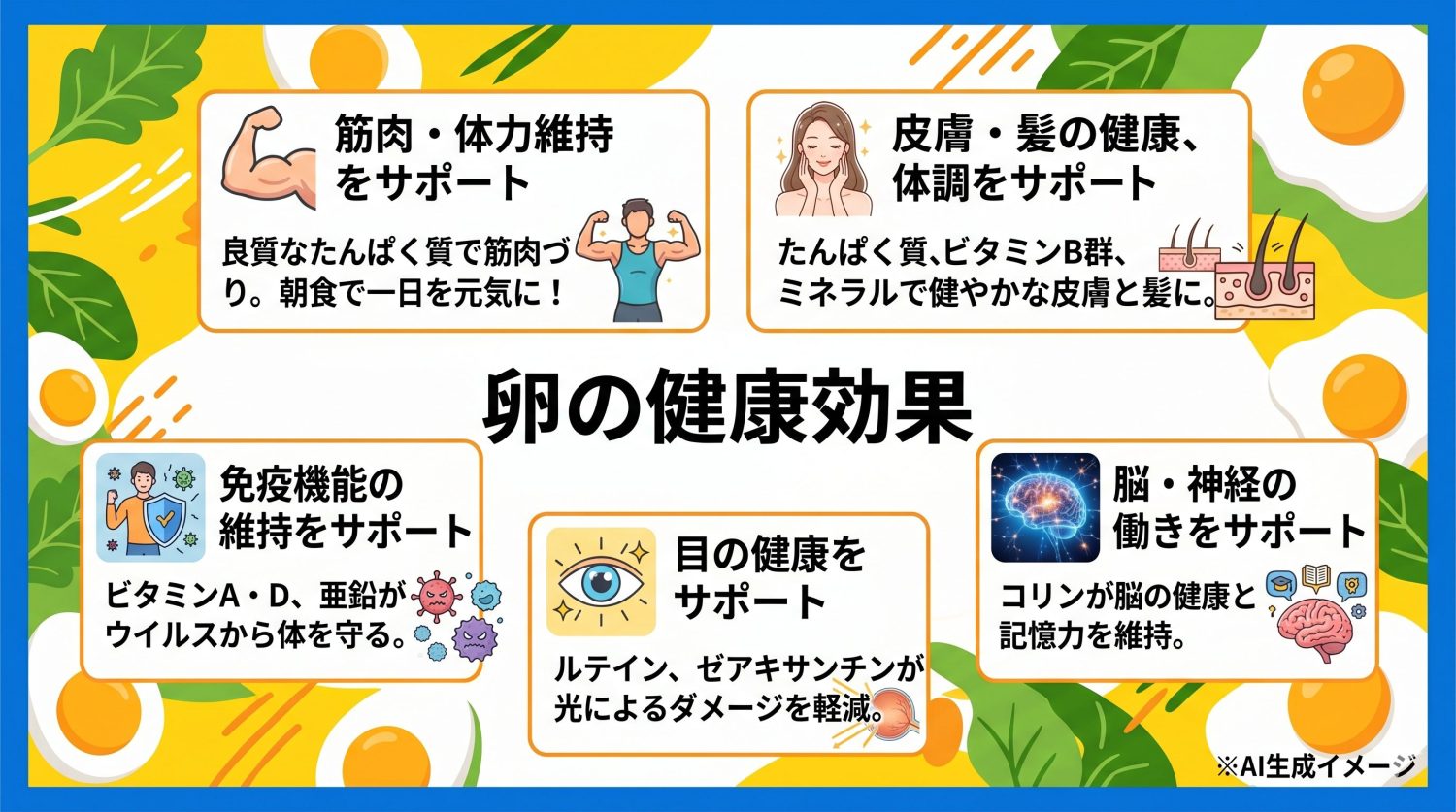 卵の健康効果