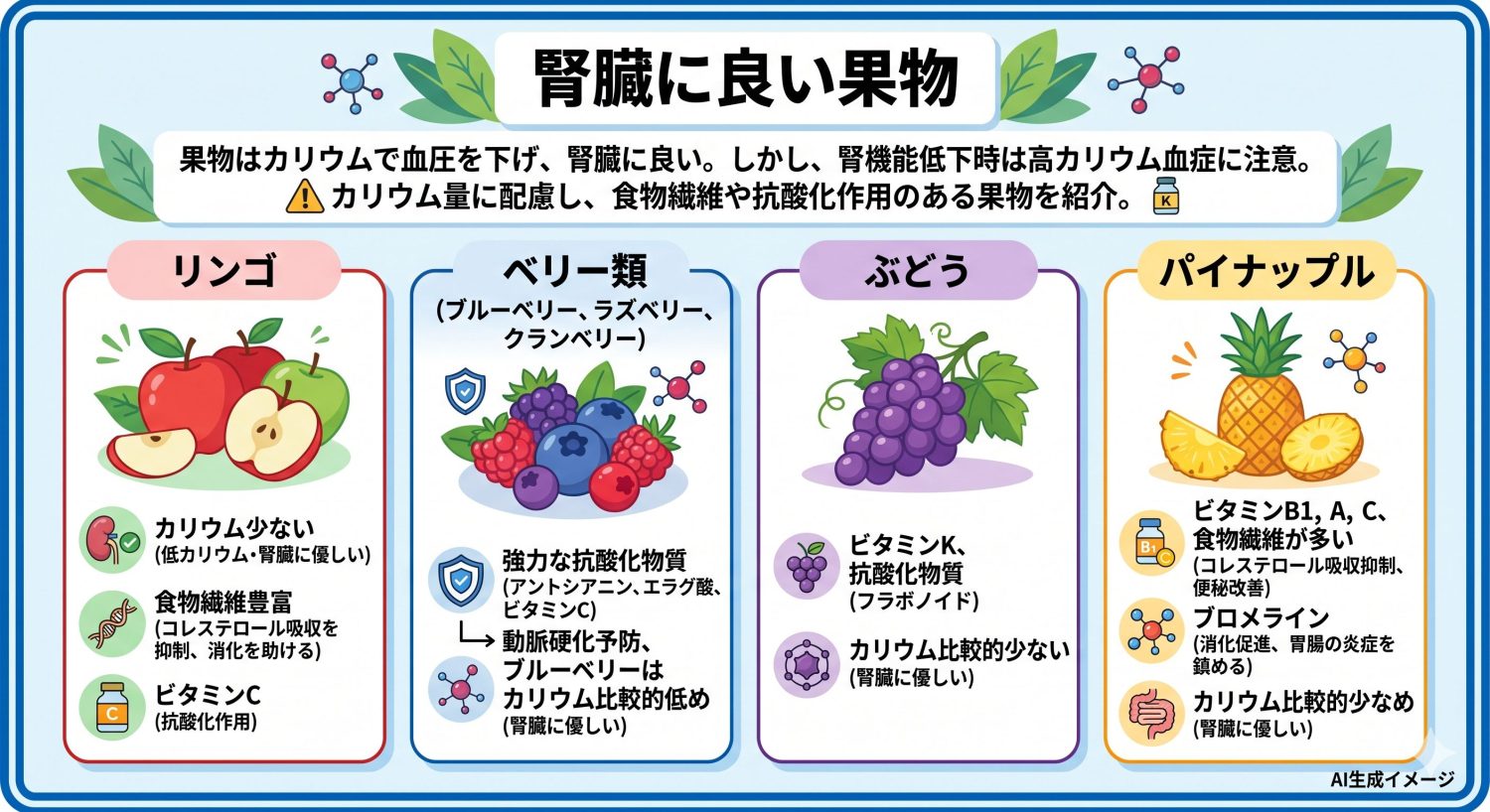 腎臓に良い果物