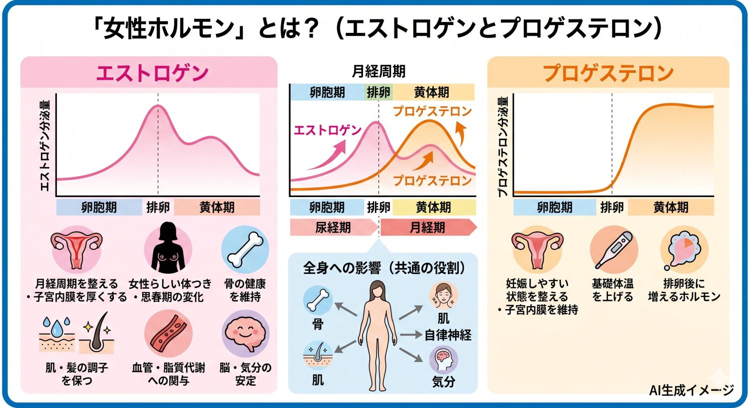 「女性ホルモン」とは？