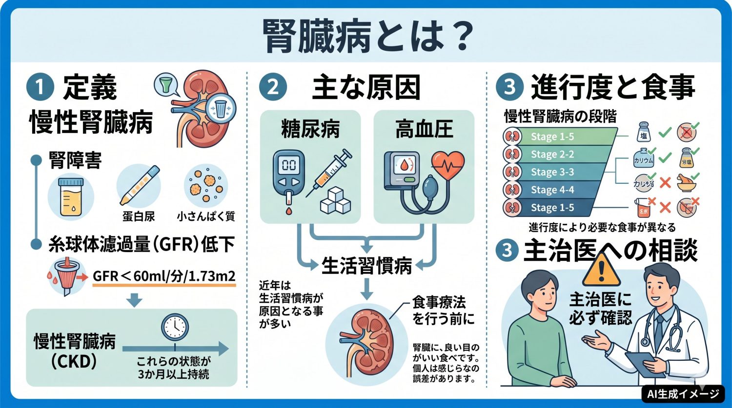 腎臓病とは？